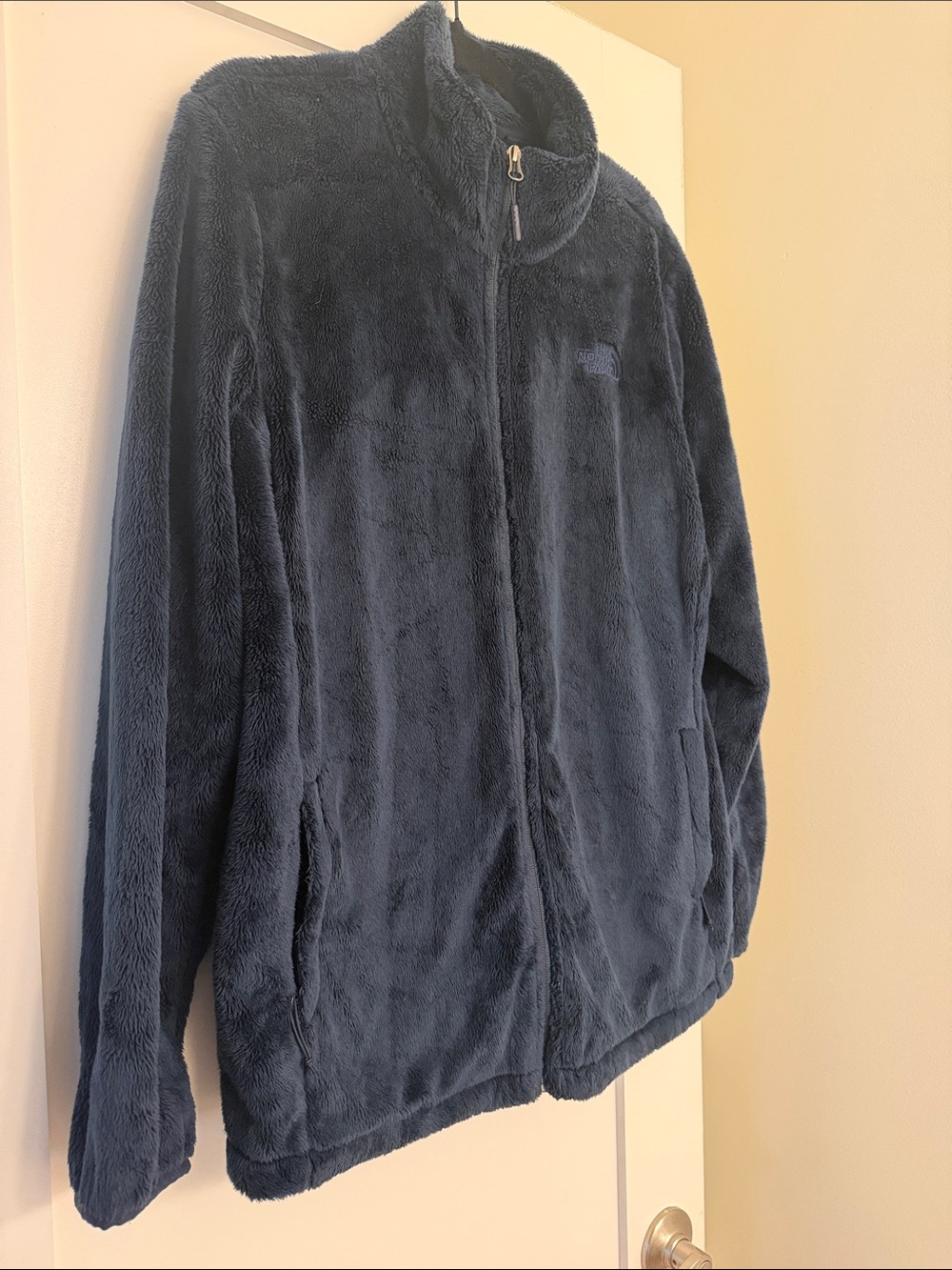 The North Face Deep Navy Plush Full-Zip Fleece Jacket